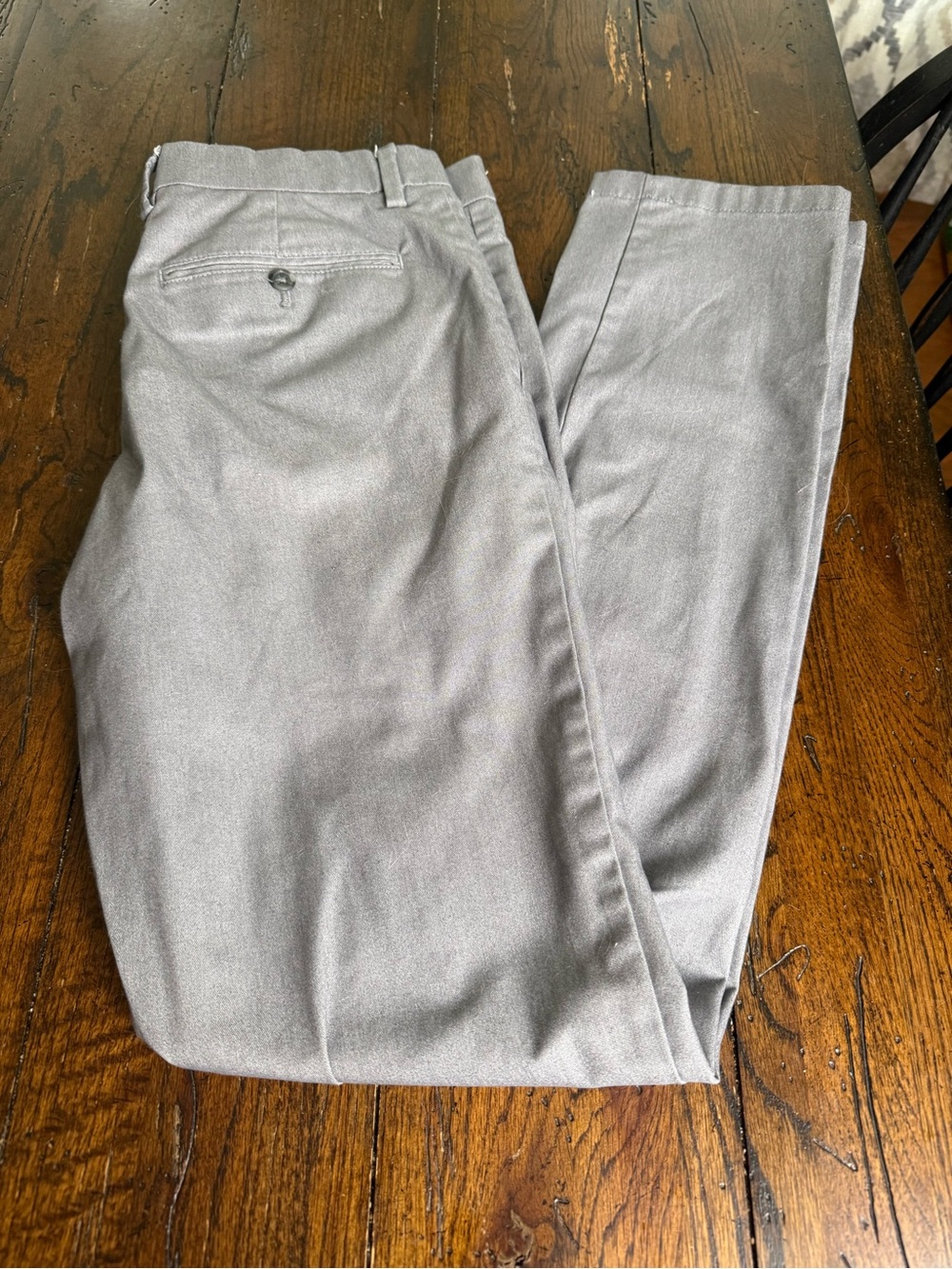 Old Navy Classic Men's Gray Chino Pants Slim 33x34